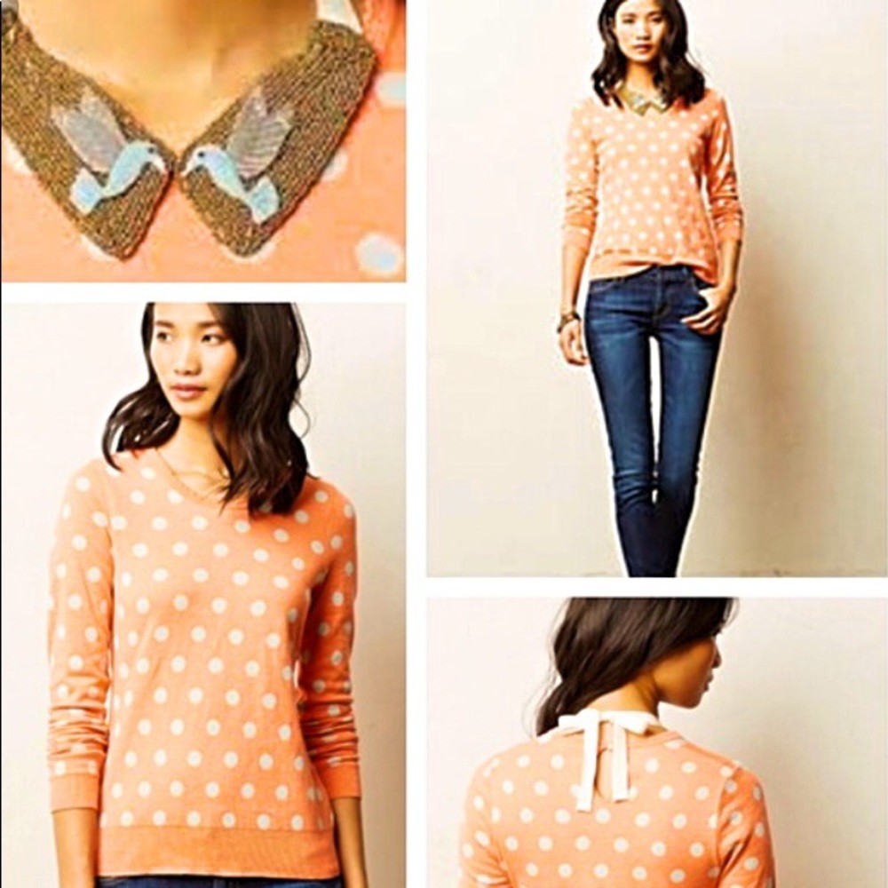 Anthropologie Bluebird Pullover Sweater